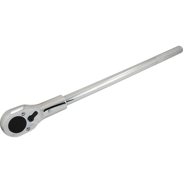 Tools 1" Drive 24 Tooth Chrome, Reversible Ratchet, 24" Long